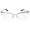 Cartier Demo Cat Eye Ladies Eyeglasses Ct0125o 006 56 In Metallic