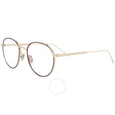 Cartier Demo Oval Ladies Eyeglasses Ct0250o 008 53 In Gold