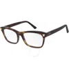 Cartier Demo Rectangular Ladies Eyeglasses Ct0144o 002 52 In Brown