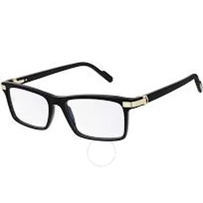 Cartier Demo Rectangular Men's Eyeglasses Ct0222o 001 54 In Black