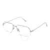 Cartier Demo Rectangular Men's Eyeglasses Ct0232o 002 55