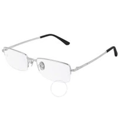 Cartier Demo Rectangular Men's Eyeglasses Ct0255o 002 54 In White