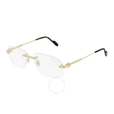 Cartier Ct0511o-001 Gold-gold-transparent