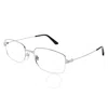 Cartier Demo Rectangular Men's Eyeglasses Ct0406o 002 56