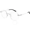 Cartier Demo Round Ladies Eyeglasses Ct0309o 002 52