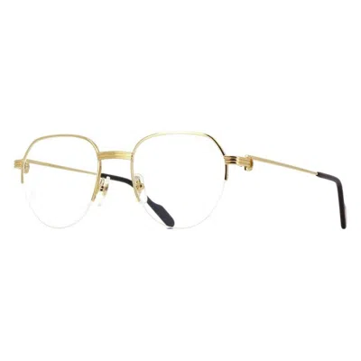 Cartier Demo Round Men's Eyeglasses Ct0446o 001 51