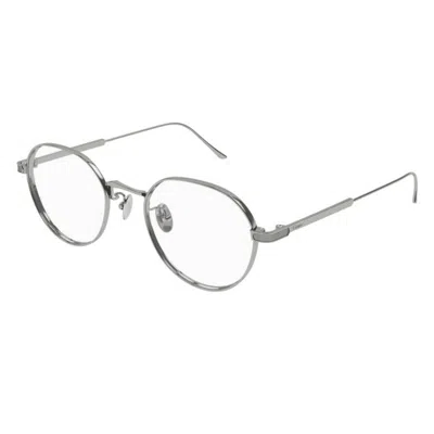 Cartier Demo Round Unisex Eyeglasses Ct0561oa 003 51 In Red