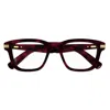 Cartier Demo Square Men's Eyeglasses Ct0444o 004 52