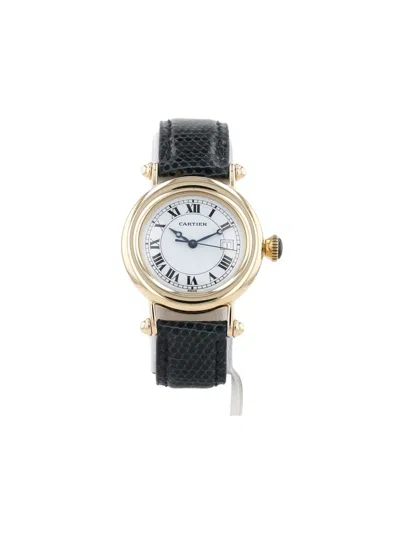 Pre-owned Cartier Diabolo 32mm In White