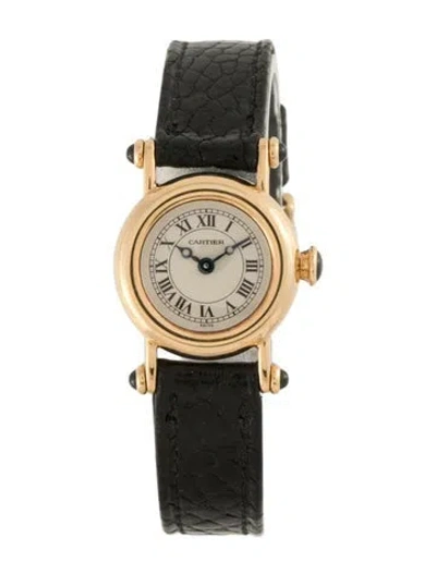 Pre-owned Cartier Diabolo Mini Watch In Multicolor