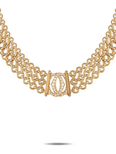 Cartier Diamond Multi-strand Necklace In Gold