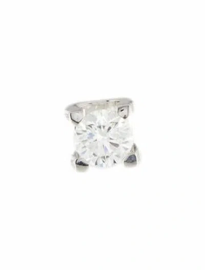 Pre-owned Cartier Diamond Single Stud Earring In Multi