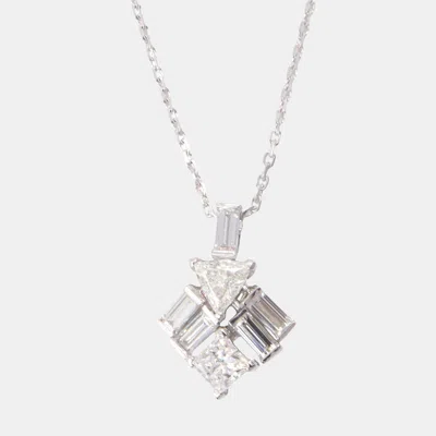 Pre-owned Cartier Diamonds 18k White Gold Necklace