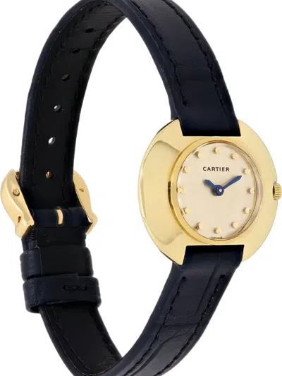 Pre-owned Cartier Disco Volante 24mm Watch In Neutrals