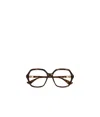 Cartier Double C Décor Square-frame Glasses In Brown