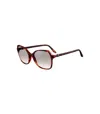 Cartier Double C Kate Sunglasses In Red/tortoiseshell
