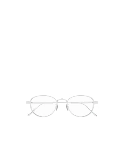 Cartier Elliptical Glasses In White