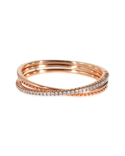 Pre-owned Cartier Etincelle De  18k Rose Gold 3.04 Ct. Tw. Diamond Bracelet (authentic Pre-loved)