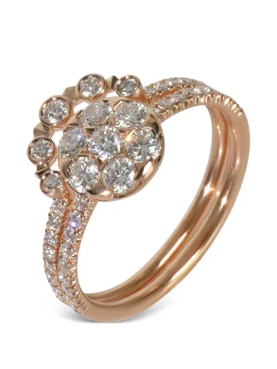 Pre-owned Cartier Etincelle Diamond Cocktail Ring In Pink