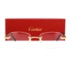Cartier Eyeglass In Brown