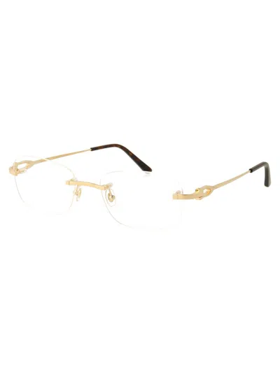 Cartier Eyeglass In Gold