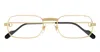 Cartier Ct0519o-001 Gold-gold-transparent In Gold