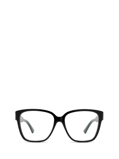 Cartier Rectangle Frame Glasses In Black