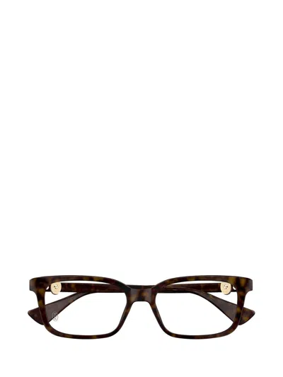 Cartier Eyeglasses In Brown