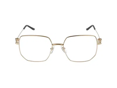 Cartier Eyeglasses  Ct0568o 001 Gold Gold Transparent 55/18/135 In Gray