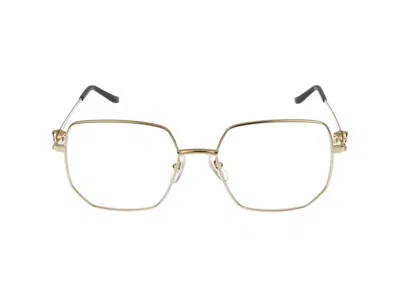 Cartier Eyeglasses  Ct0568o 001 Gold Gold Transparent 55/18/135