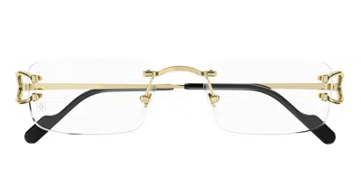 Cartier Eyeglasses In Gold