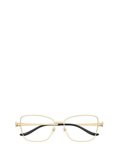 Cartier Eyeglasses In Gold