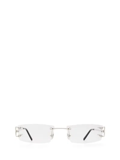 Cartier Eyeglasses In Silver
