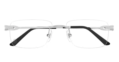 Cartier Eyeglasses In Silver