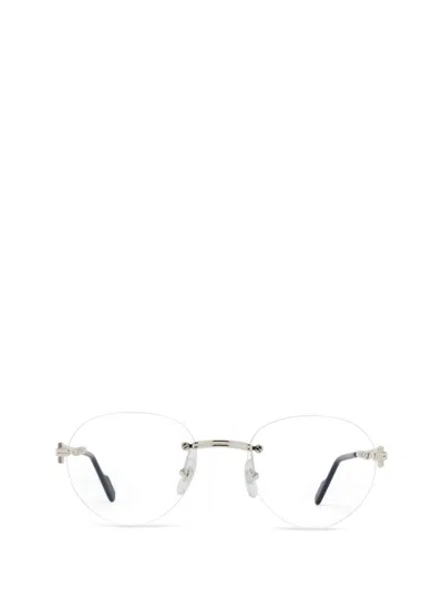 Cartier Eyeglasses In Silver