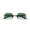 Shop Cartier Ct0439s Signature C De Sunglasses In 004 Green