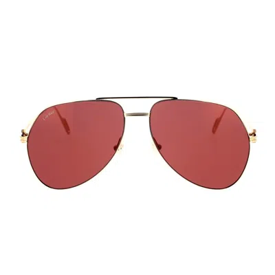 Cartier Sunglasses In Gold