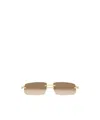 Cartier Eyewear Rectangle-frame Sunglasses In Brown