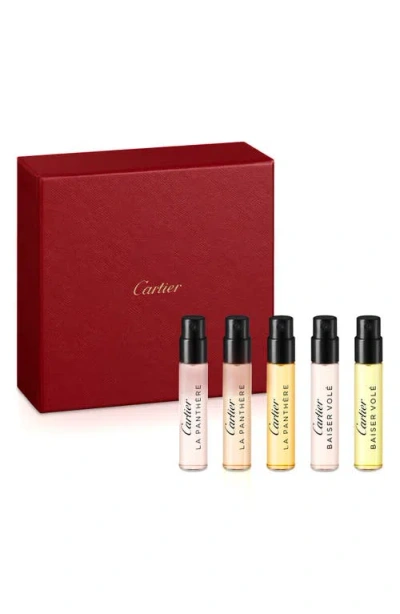 Cartier Feminine Fragrance Discovery Set In Transparent