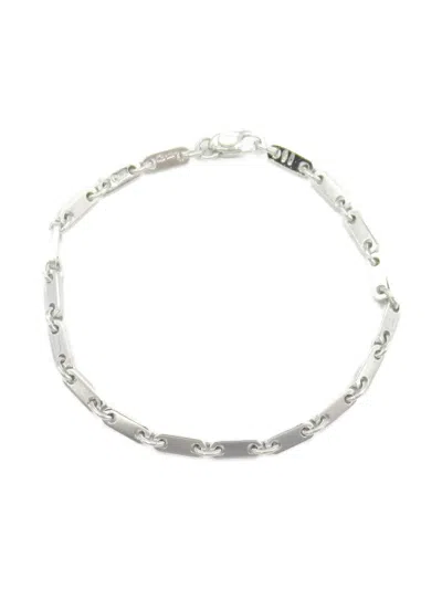 Pre-owned Cartier 18k White Gold Figaro Bracelet