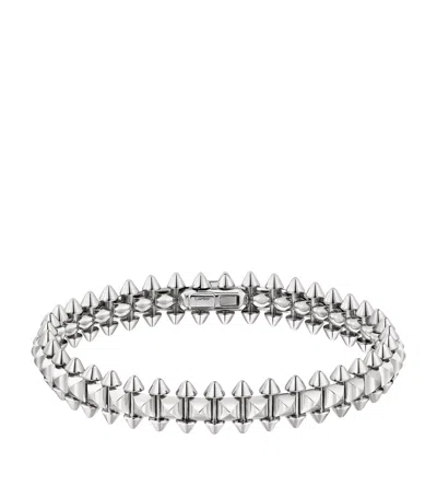 Cartier Womens White Gold Rhodium Clash De Medium Rhodium-plated 18ct White-gold Bracelet