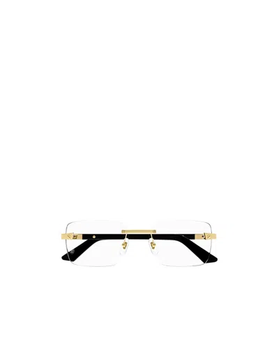 Cartier Frameless Glasses In White