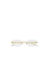 Cartier Frameless Plain Mirror In Gold