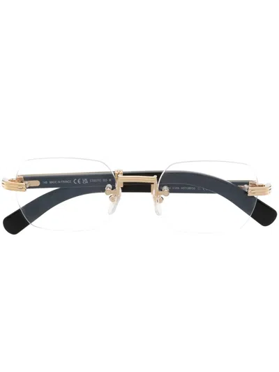 Cartier Frameless Round-frame Glasses In Gold