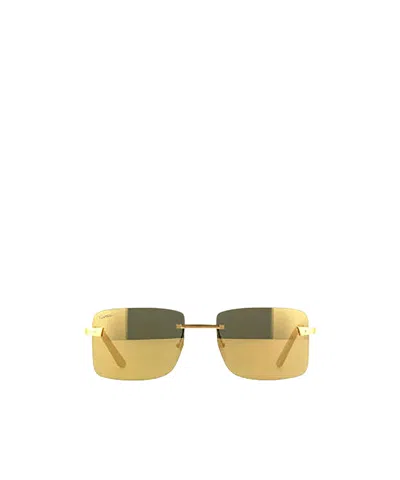 Cartier Frameless Sunglasses In Gold