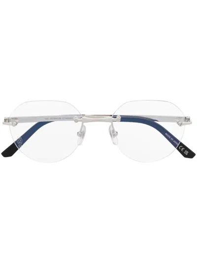 Cartier Frameless Two-tone Glasses In Silver