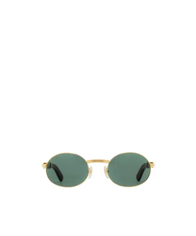 Cartier Full Frame Sunglasses In Green