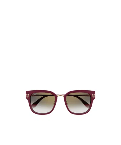 Cartier Full Frame Sunglasses In Multicolor