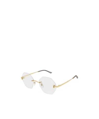 Cartier Geometric Flat Mirror In Gold