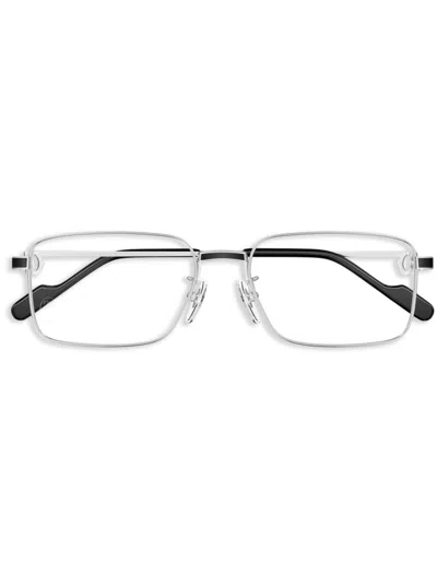 Cartier Geometric-frame Glasses In White